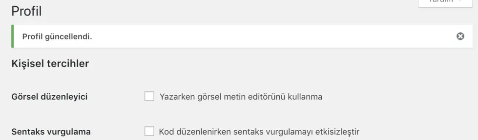 WordPress Admin Şifresi Değiştirme